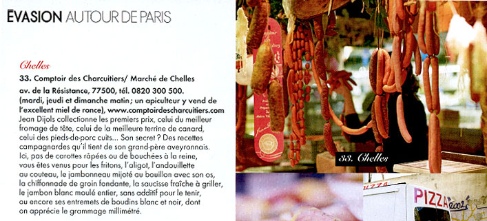 Article sur Jean Dijols dans ELLE du mois de novembre 2009